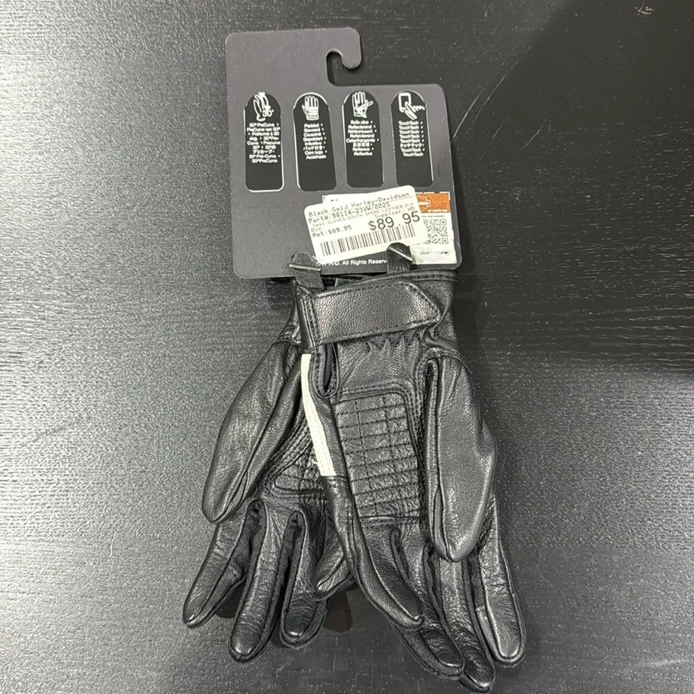 Harley-Davidson Women's South Shore Leather Gloves - XS